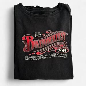 Biketoberfest daytona beach 2014 long sleeve graphic tee
